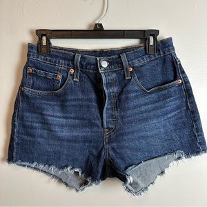 Levi’s Women’s 501 Original Denim Shorts Salsa Shaker (Waterless) Size 28